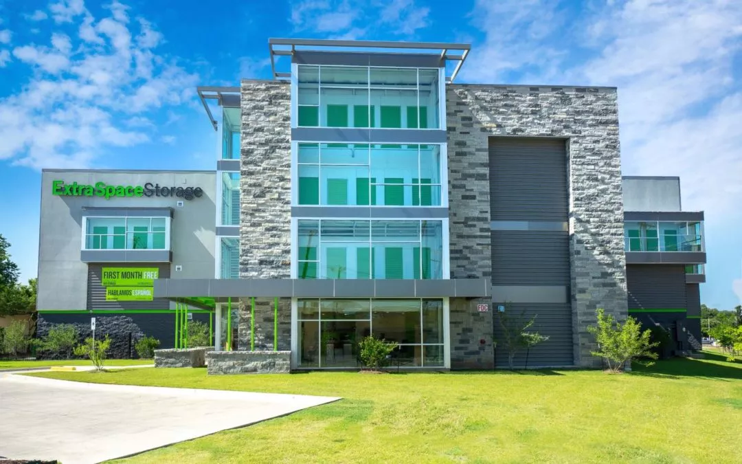 Self-storage facility exterior