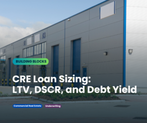 Loan sizing and commercial mortgage LTV