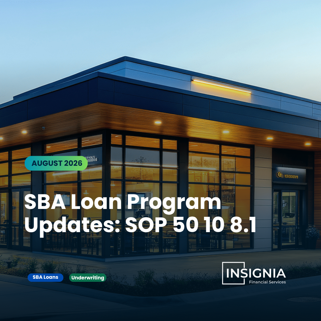 SBA 7(a) Loan Program and SBA 504 Loan Program